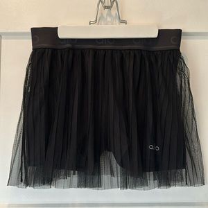 Alo black tulle tennis shorts/skirt - Medium